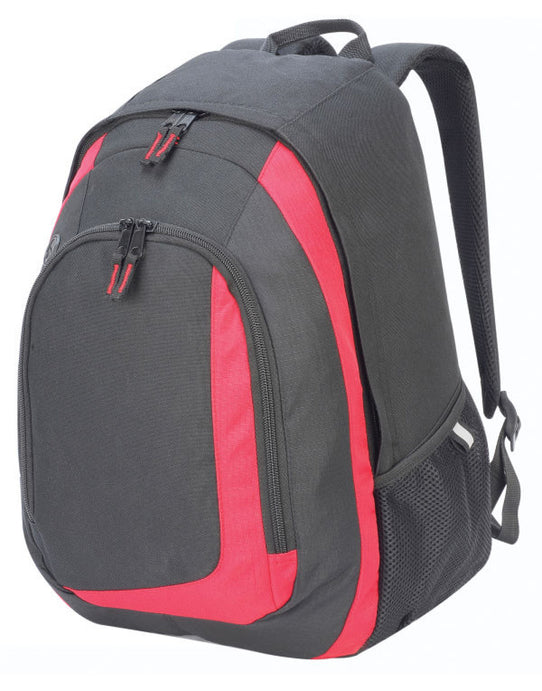 Shugon SH7241 Geneva Backpack - Black/Red