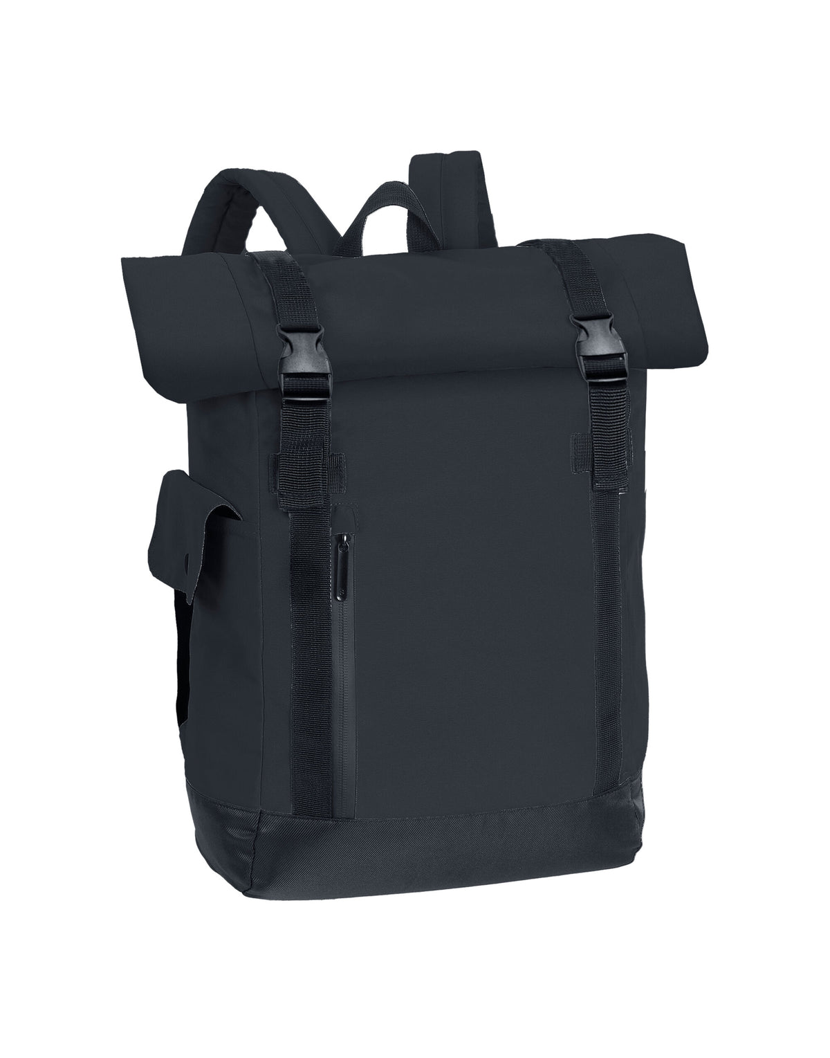 Shugon SH7244 Budapest Sack Laptop Backpack - Black/Black