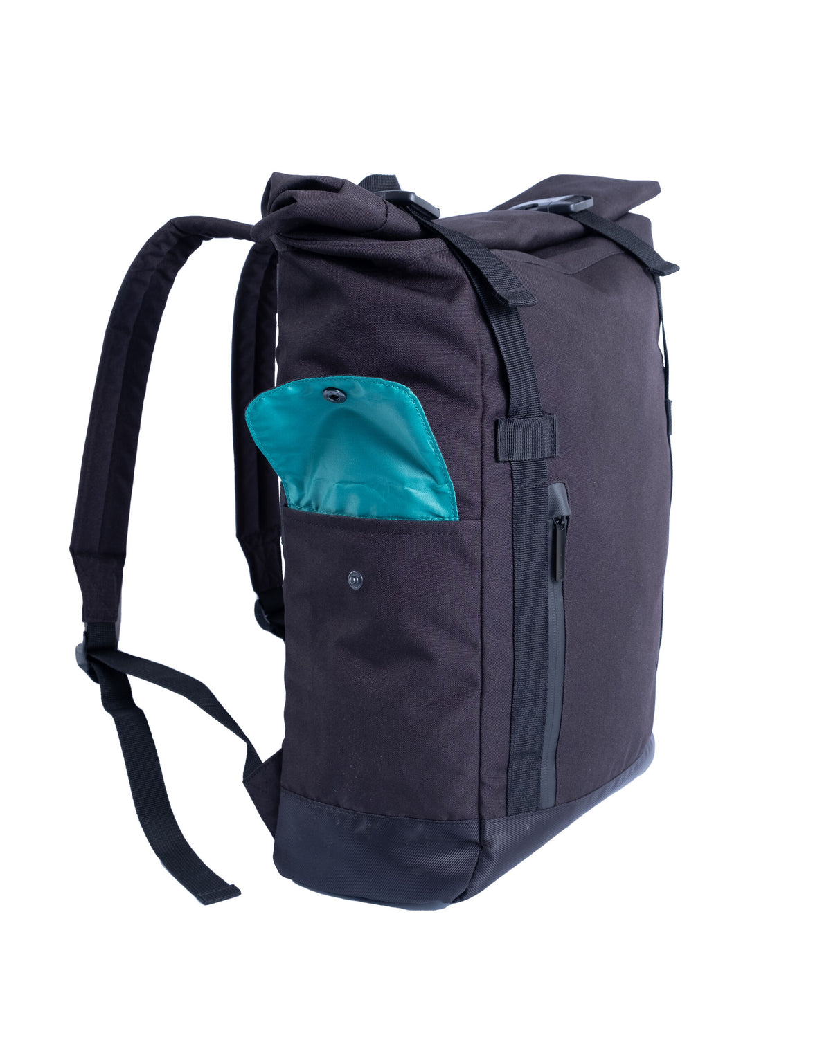 Shugon SH7244 Budapest Sack Laptop Backpack - Black/Black