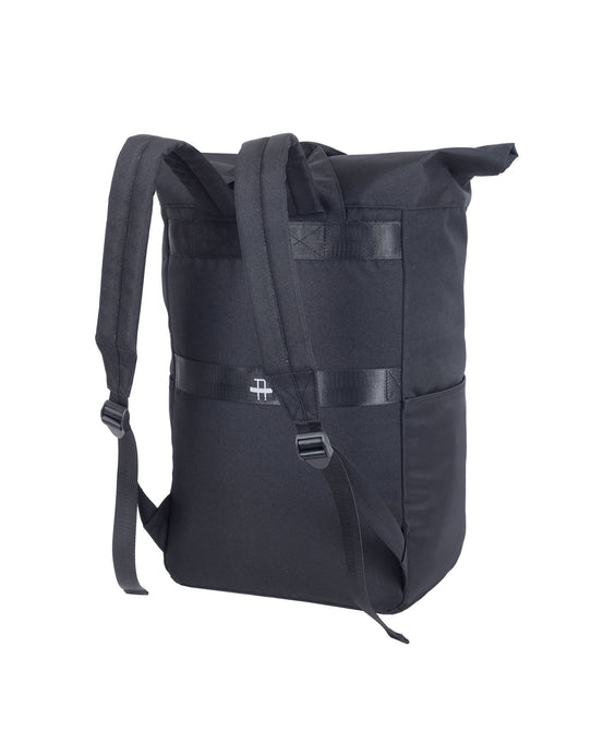 Shugon SH7255 Ruby Roll-Top Laptop Backpack - Black