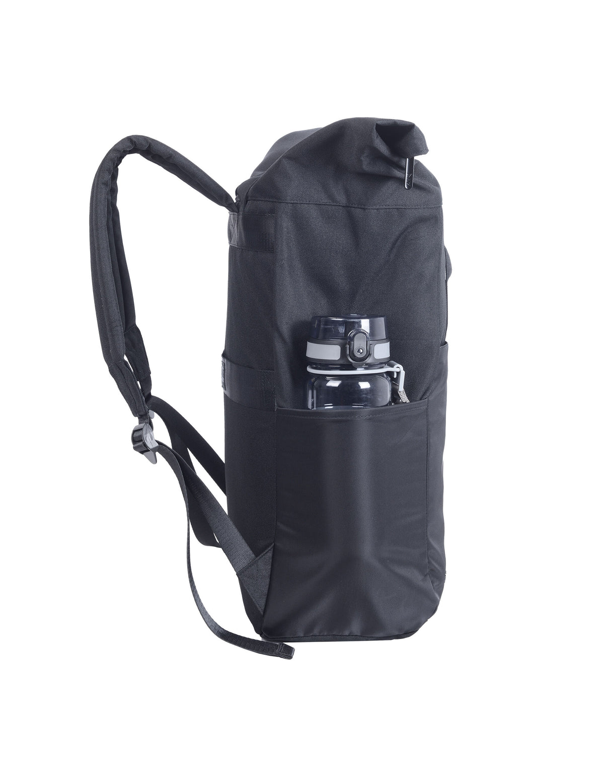 Shugon SH7255 Ruby Roll-Top Laptop Backpack - Black