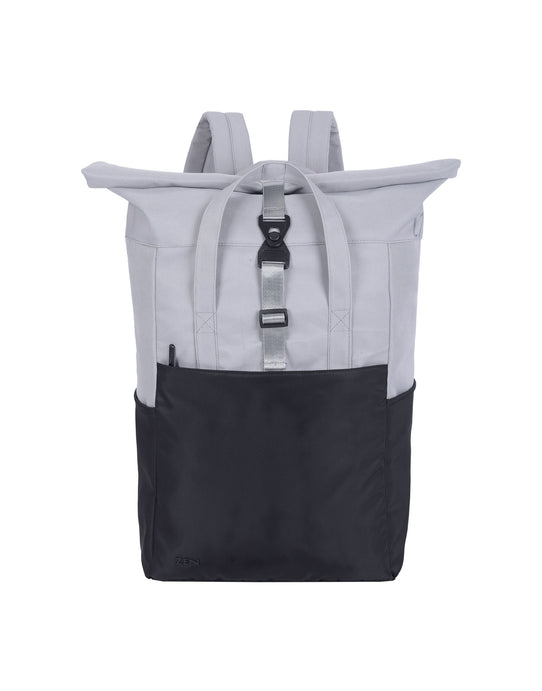 Shugon SH7255 Ruby Roll-Top Laptop Backpack - Black/Grey