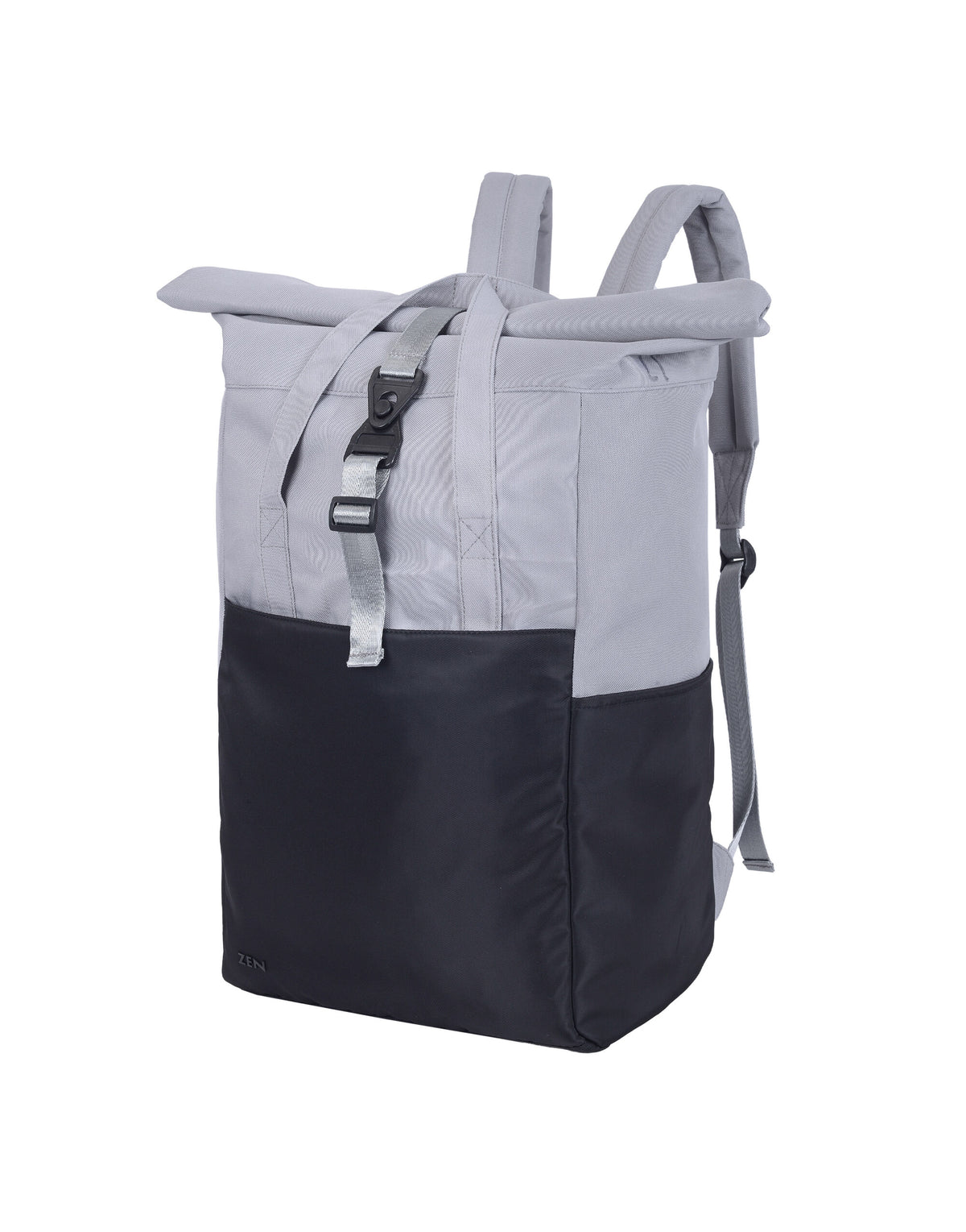 Shugon SH7255 Ruby Roll-Top Laptop Backpack - Black/Grey