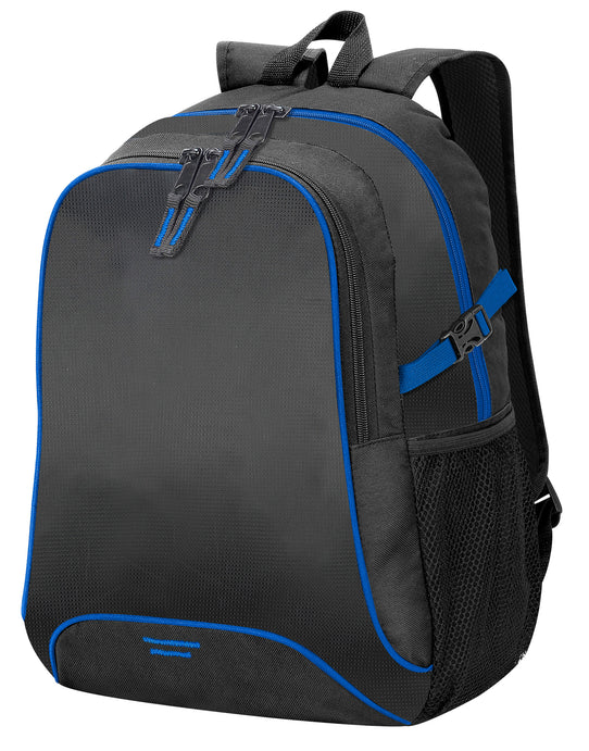 Shugon SH7677 Osaka Backpack - Black/Royal