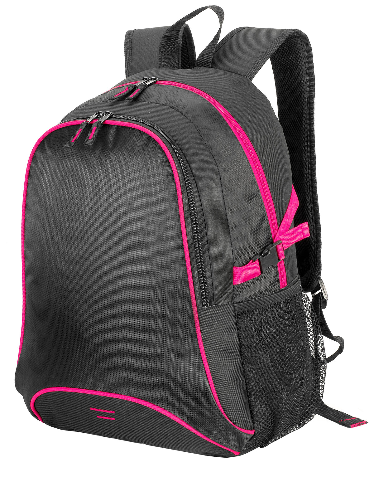 Shugon SH7677 Osaka Backpack - Black/Hot Pink
