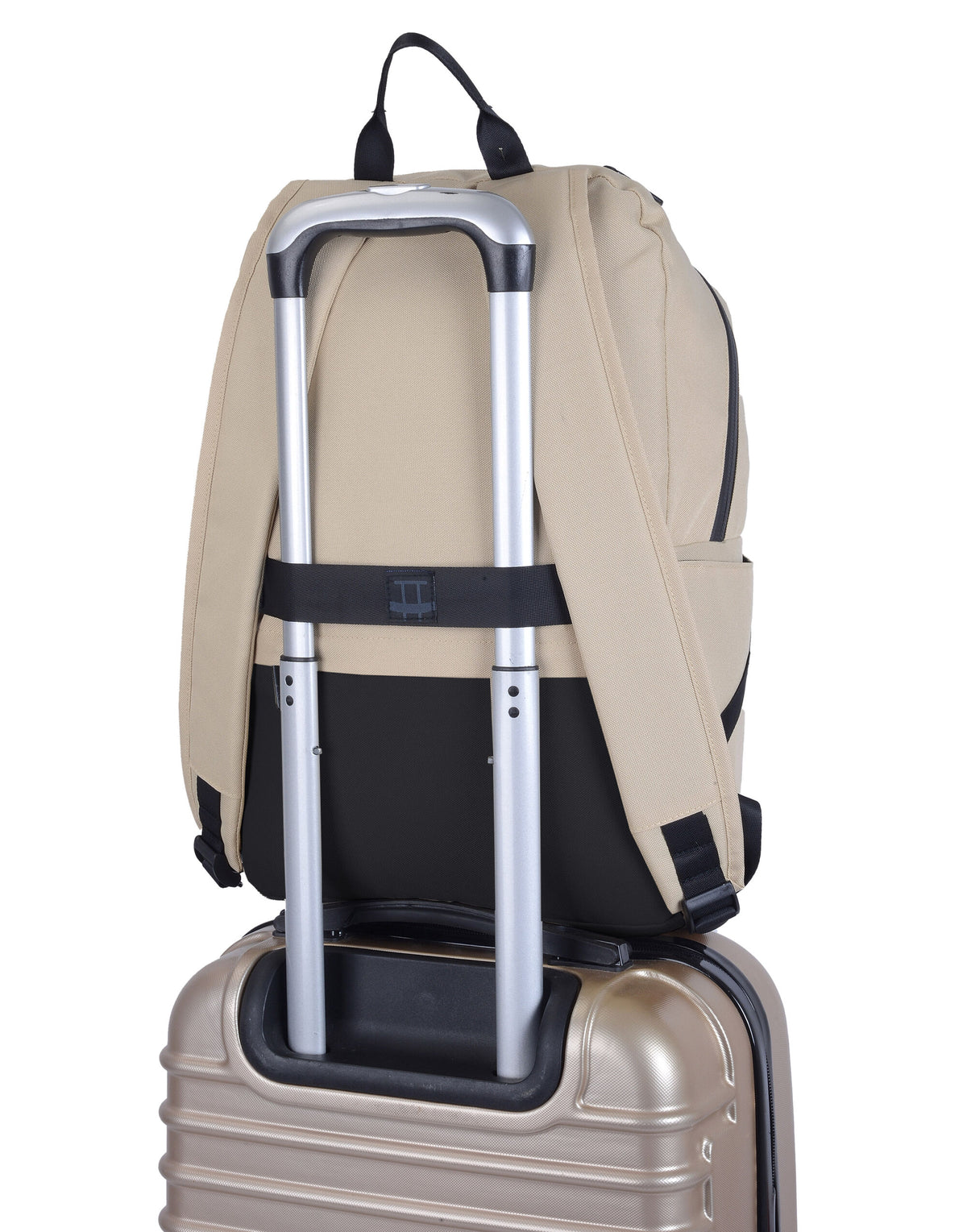 Shugon SH7711 Exeter Student Laptop Backpack - Sand
