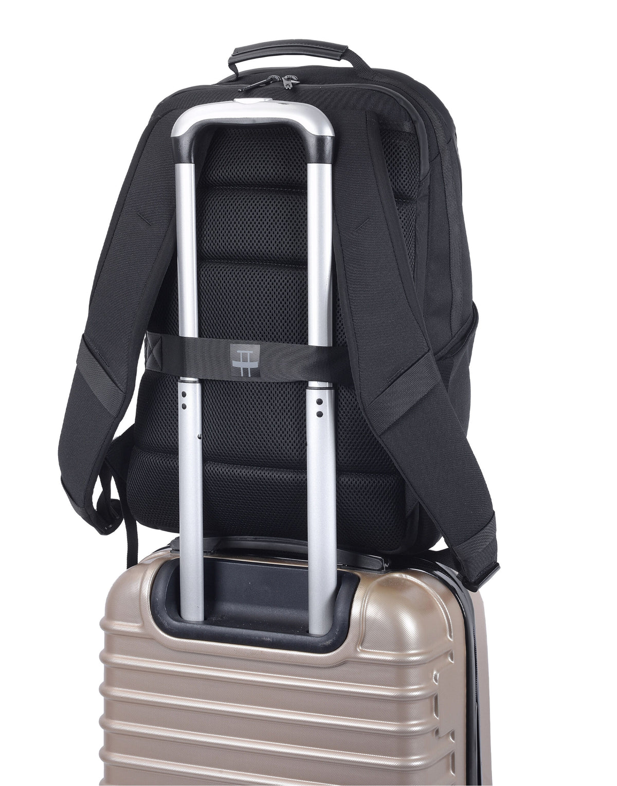 Shugon SH7727 Kassel Executive Laptop Backpack - Black