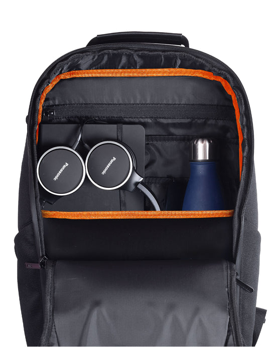Shugon SH7727 Kassel Executive Laptop Backpack - Black