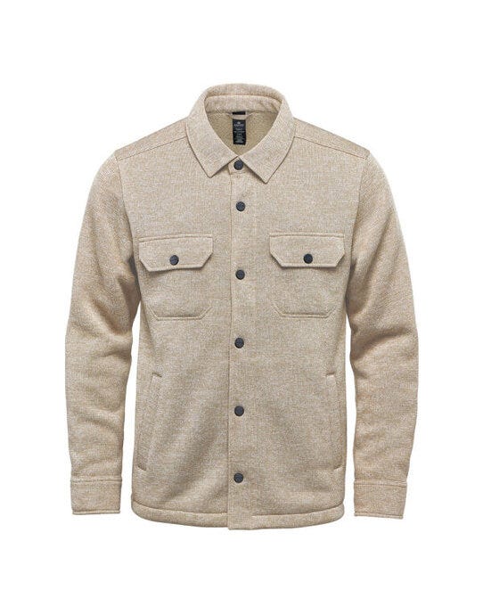 Stormtech SNF-1 Mens Avalanche Fleece Shirt - Oatmeal Heather