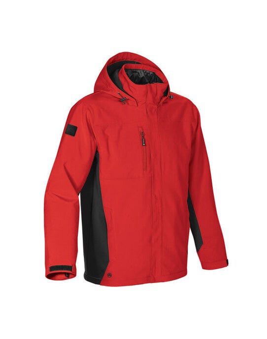 Stormtech SSJ-1 Mens Atmosphere 3-In-1 Jkt - Stadium Red/Black