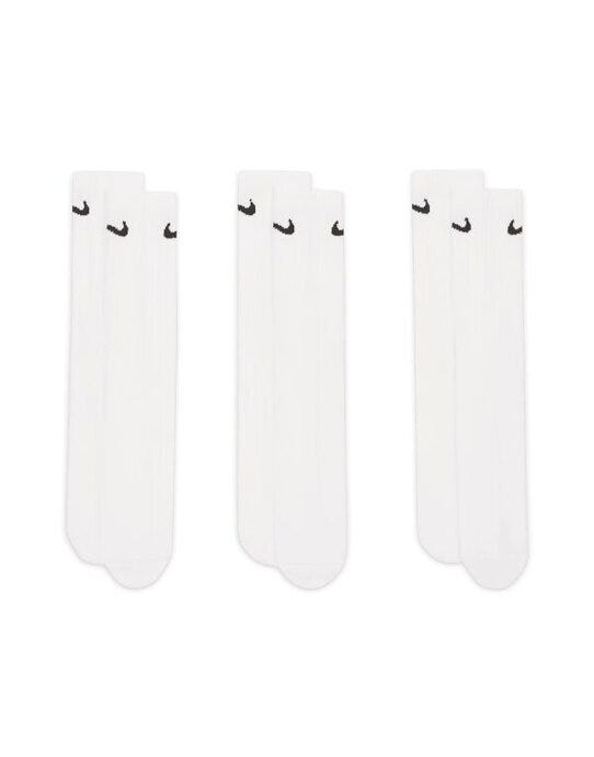 Nike SX7676 Everyday Crew Socks (3 Pairs) - White