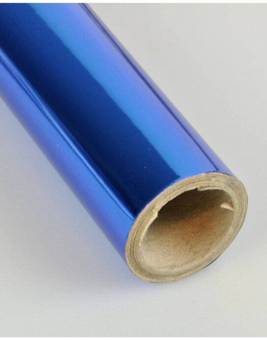 The Magic Touch TFOILMETAL25M Magic Touch T Foil Metallic Film (25M) - Metallic Royal Blue