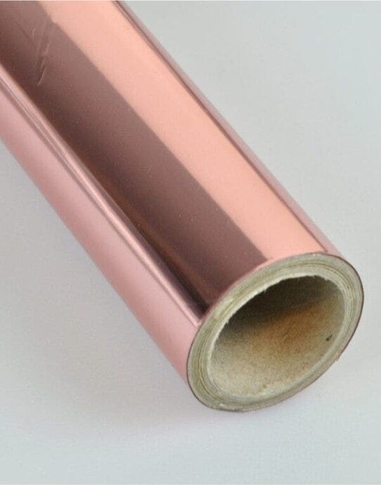 The Magic Touch TFOILMETAL25M Magic Touch T Foil Metallic Film (25M) - Metalic Baby Pink