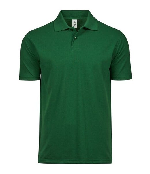 Tee Jays TJ1200 Forest Green plain polo shirt