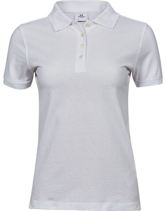 Tee Jays TJ1401 Ladies Heavy Polo - White