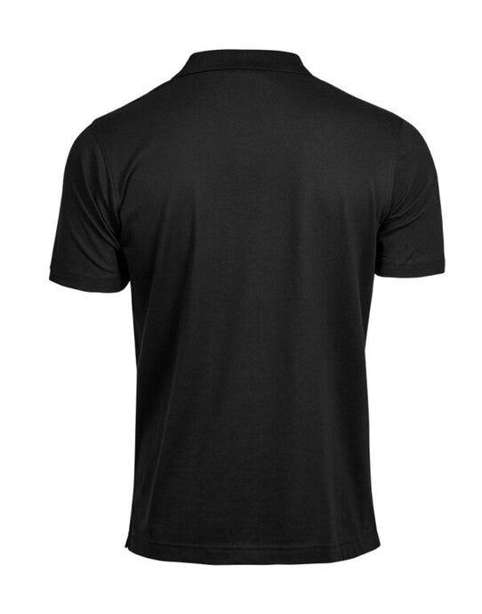 Tee Jays TJ1404 Men's Luxury Stretch VNeck Polo - Black