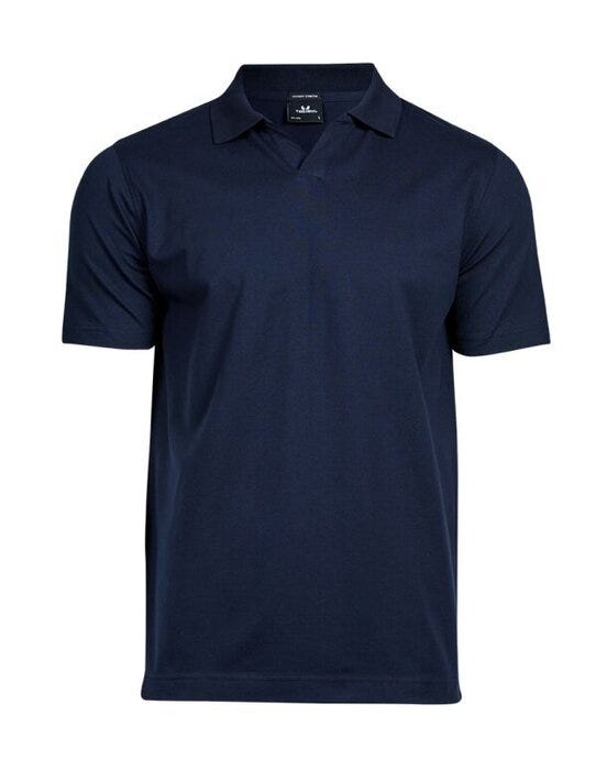 Tee Jays TJ1404 Men's Luxury Stretch VNeck Polo - Navy