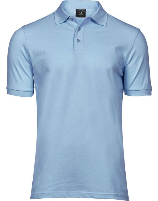 Tee Jays TJ1405 Mens Luxury Stretch Polo - Light Blue