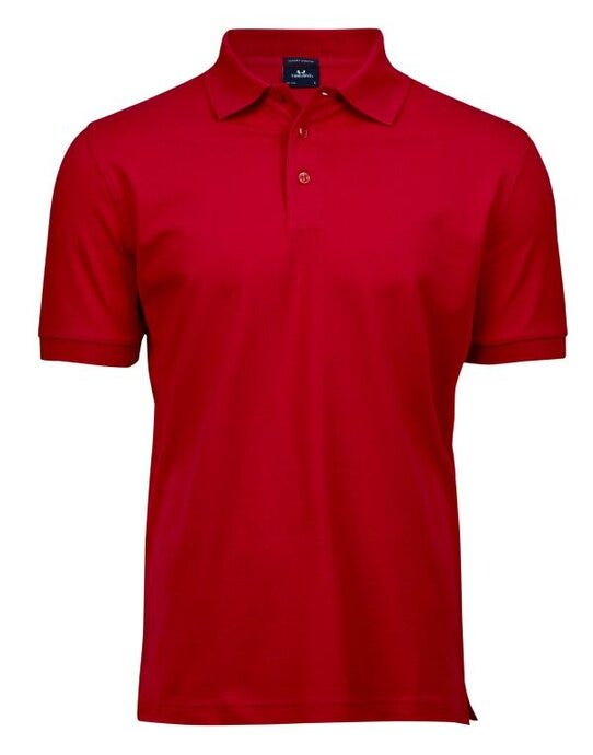 Tee Jays TJ1405 Mens Luxury Stretch Polo - Red
