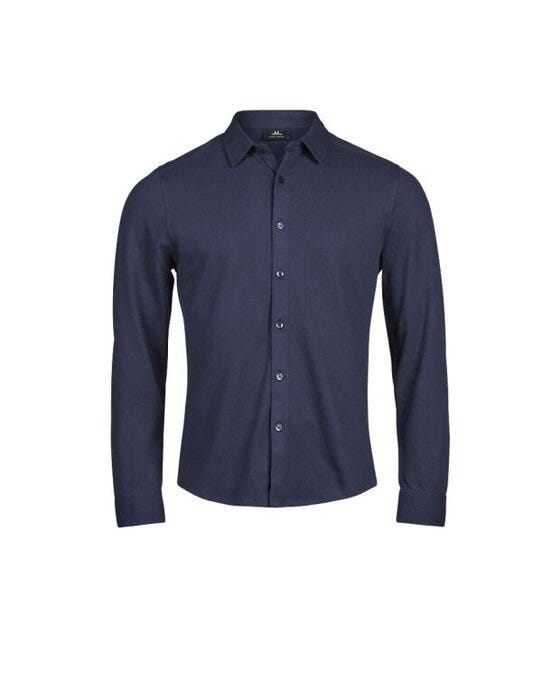 Tee Jays TJ1416 Luxury Stretch Shirt - Navy