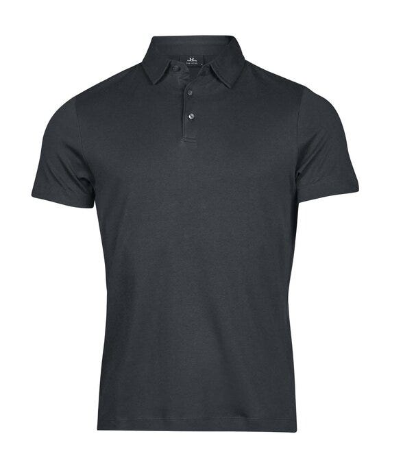 Tee Jays TJ1440 Mens Pima Cotton Polo - Dark Grey