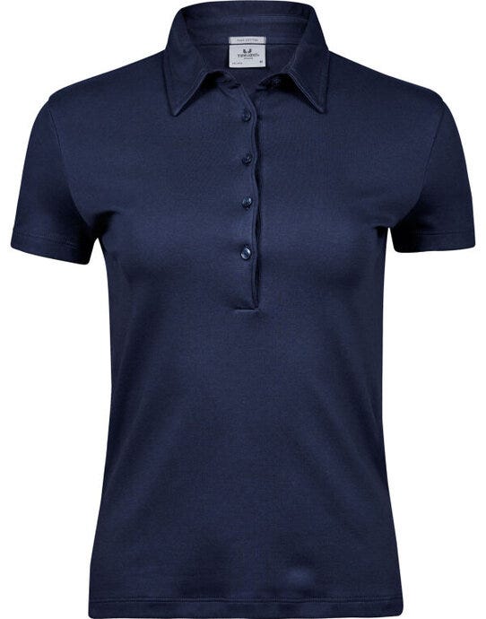 Tee Jays TJ1441 Ladies Pima Cotton Polo - Navy
