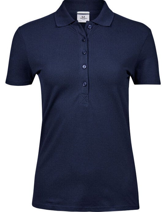 Tee Jays TJ145 Ladies Luxury Stretch Polo - Navy