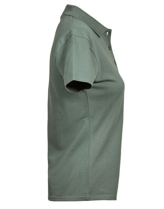 Tee Jays TJ145 Ladies Luxury Stretch Polo - Leaf Green
