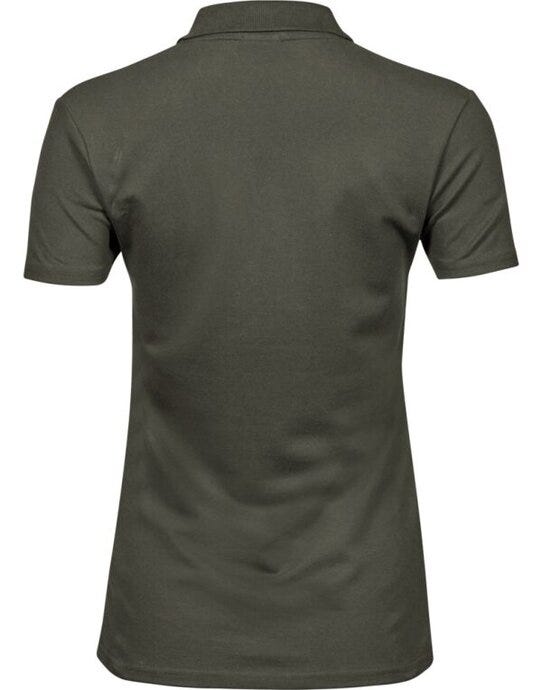 Tee Jays TJ145 Ladies Luxury Stretch Polo - Deep Green