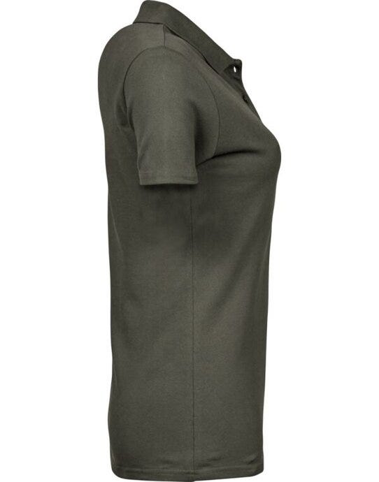 Tee Jays TJ145 Ladies Luxury Stretch Polo - Deep Green