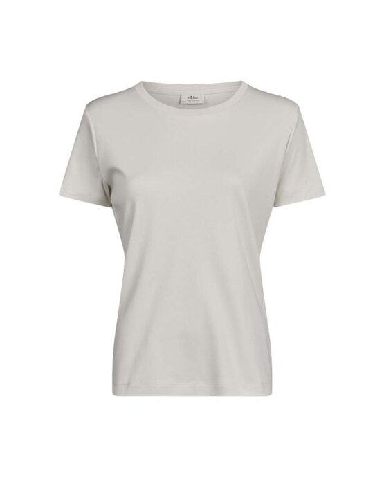 Tee Jays TJ1451 Ladies Pima Cotton Tee - Cement