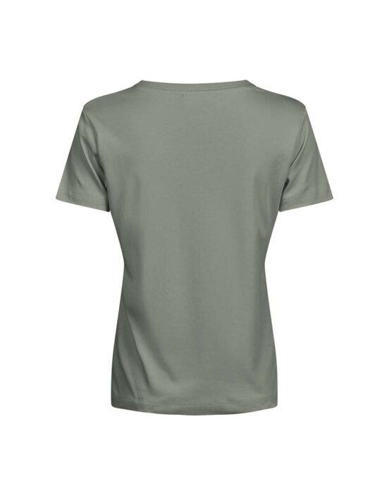 Tee Jays TJ1451 Ladies Pima Cotton Tee - Sage