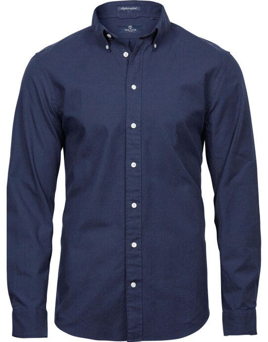 Tee Jays TJ4000 Mens Perfect Oxford Shirt - Navy