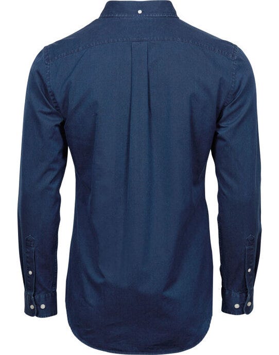Tee Jays TJ4002 Mens Casual Twill Shirt - Indigo