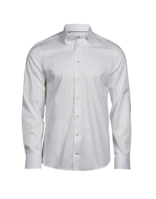Tee Jays TJ4024 Men's Stretch Luxury Shirt - White
