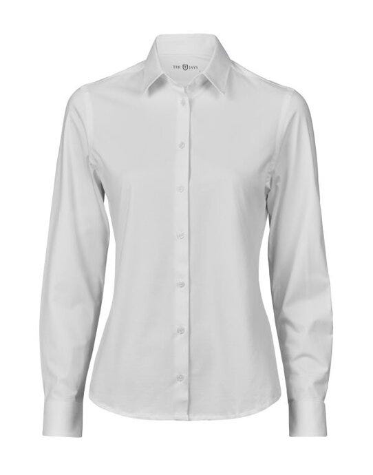 Tee Jays TJ4031 Women's Active Stretch Shirt - White