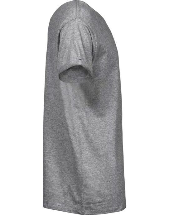 Tee Jays TJ5062 Mens Roll Up Sleeve Tee - Heather Grey