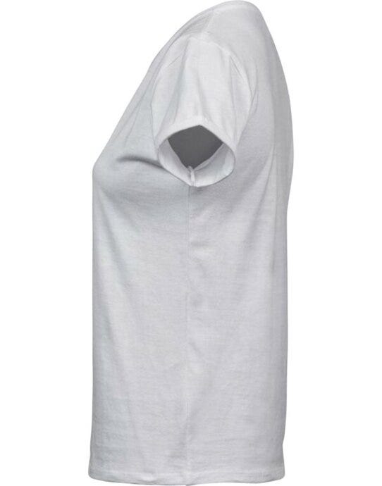 Tee Jays TJ5063 Ladies Roll Up Sleeve Tee - White