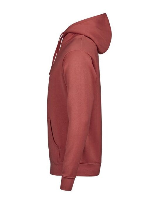 Tee Jays TJ5152 Unlabeled Hooded Sweatshirt - Cranberry