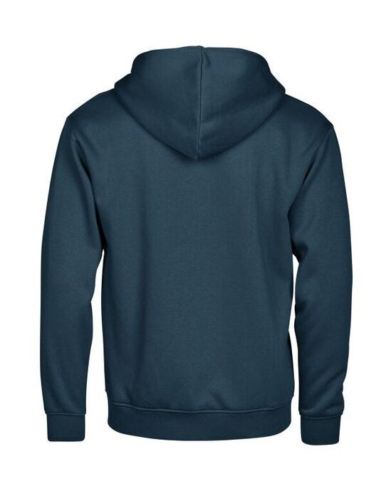 Tee Jays TJ5154 Unlabeled Hooded FZ Sweatshirt - Ink