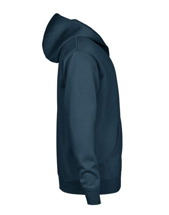 Tee Jays TJ5154 Unlabeled Hooded FZ Sweatshirt - Ink