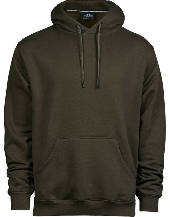 Tee Jays TJ5430 Mens Hooded Sweatshirt - Dark Olive