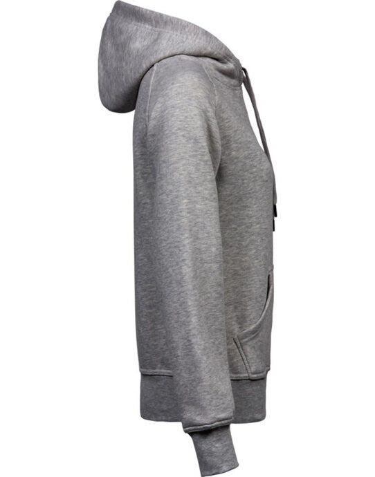 Tee Jays TJ5431 Ladies Hooded Sweatshirt - Heather Grey