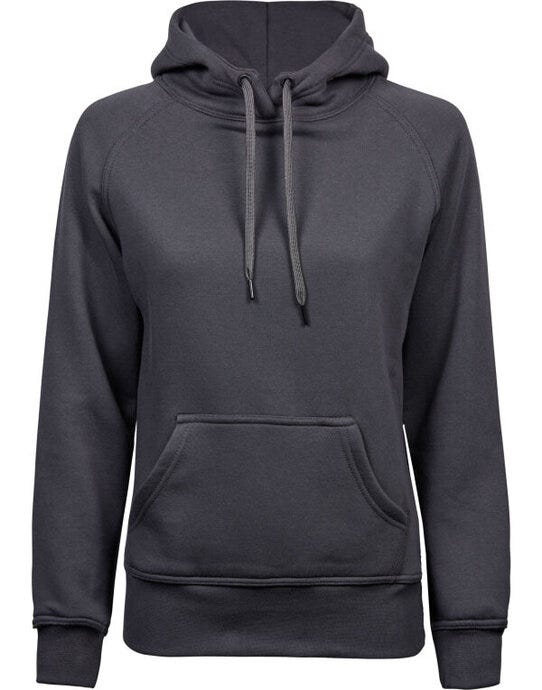 Tee Jays TJ5431 Ladies Hooded Sweatshirt - Dark Grey