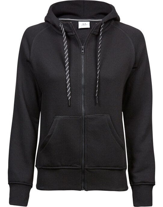 Tee Jays TJ5436 Ladies Fashion Full Zip Hood - Black