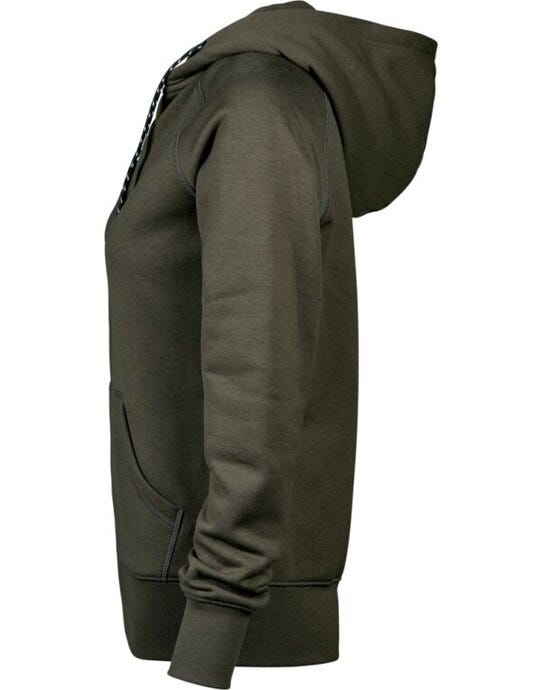 Tee Jays TJ5436 Ladies Fashion Full Zip Hood - Deep Green