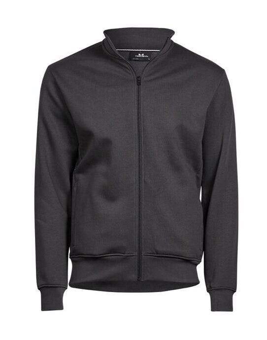 Tee Jays TJ5440 Men's Full Zip Cardigan - Dark Grey