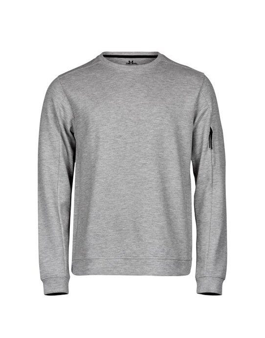 Tee Jays TJ5700 Athletic Crew Neck Sweat - Heather Grey