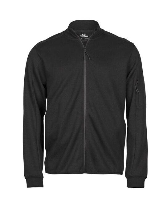 Tee Jays TJ5704 Athletic Full Zip Cardigan - Black