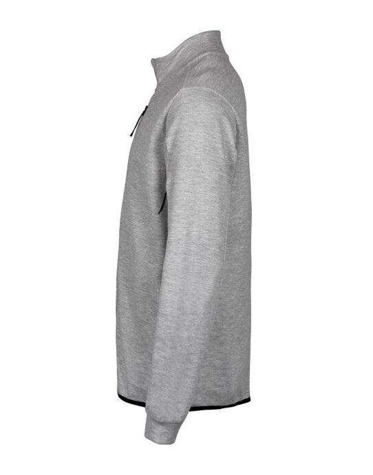 Tee Jays TJ5704 Athletic Full Zip Cardigan - Heather Grey